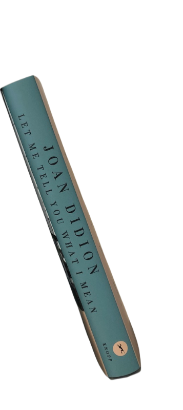 Let Me Tell You What I Mean Book Spine
